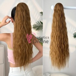 Extensie de par coada ondulata Deep Wave tip Mesa cu elastic 60 cm SU660-27 Saten Deschis